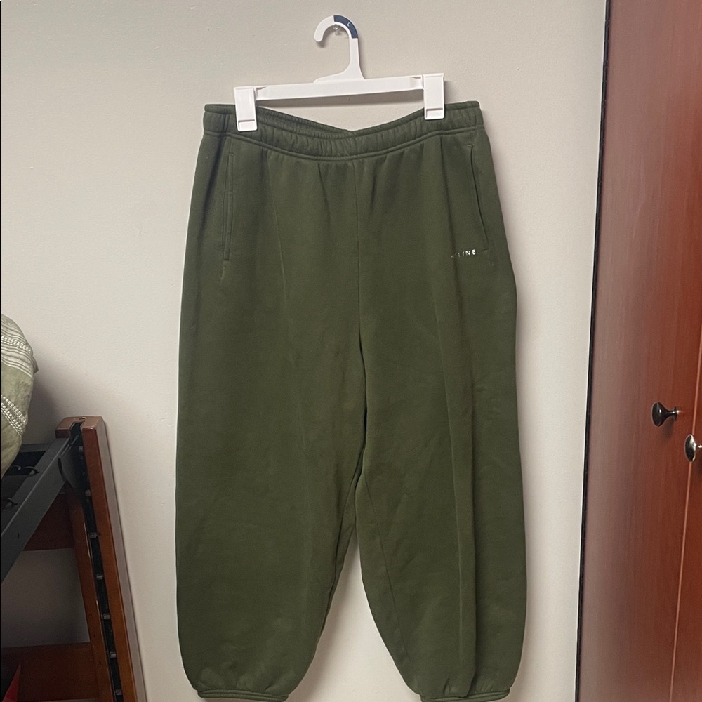 Aerie Olive Green Track Pants